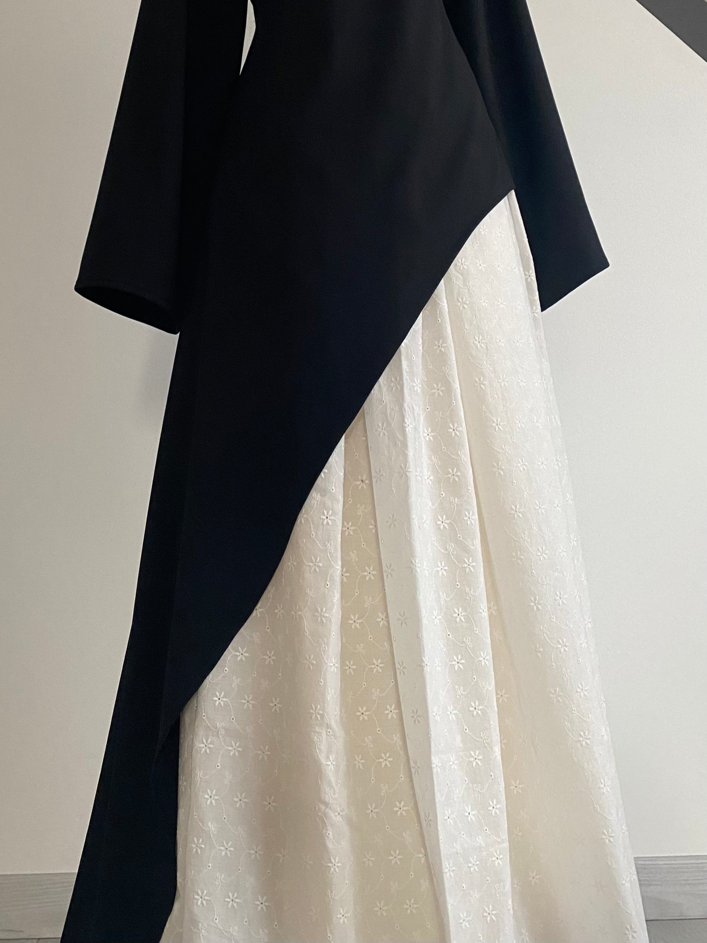 English embroidery skirt