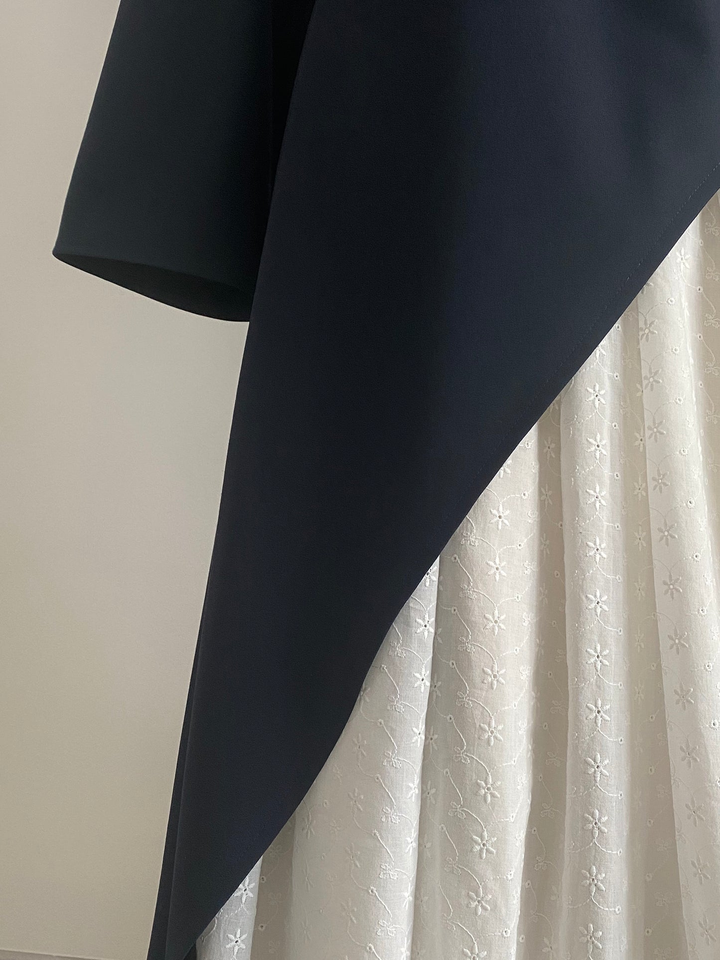 Tunique asymétrique Bleu marine
