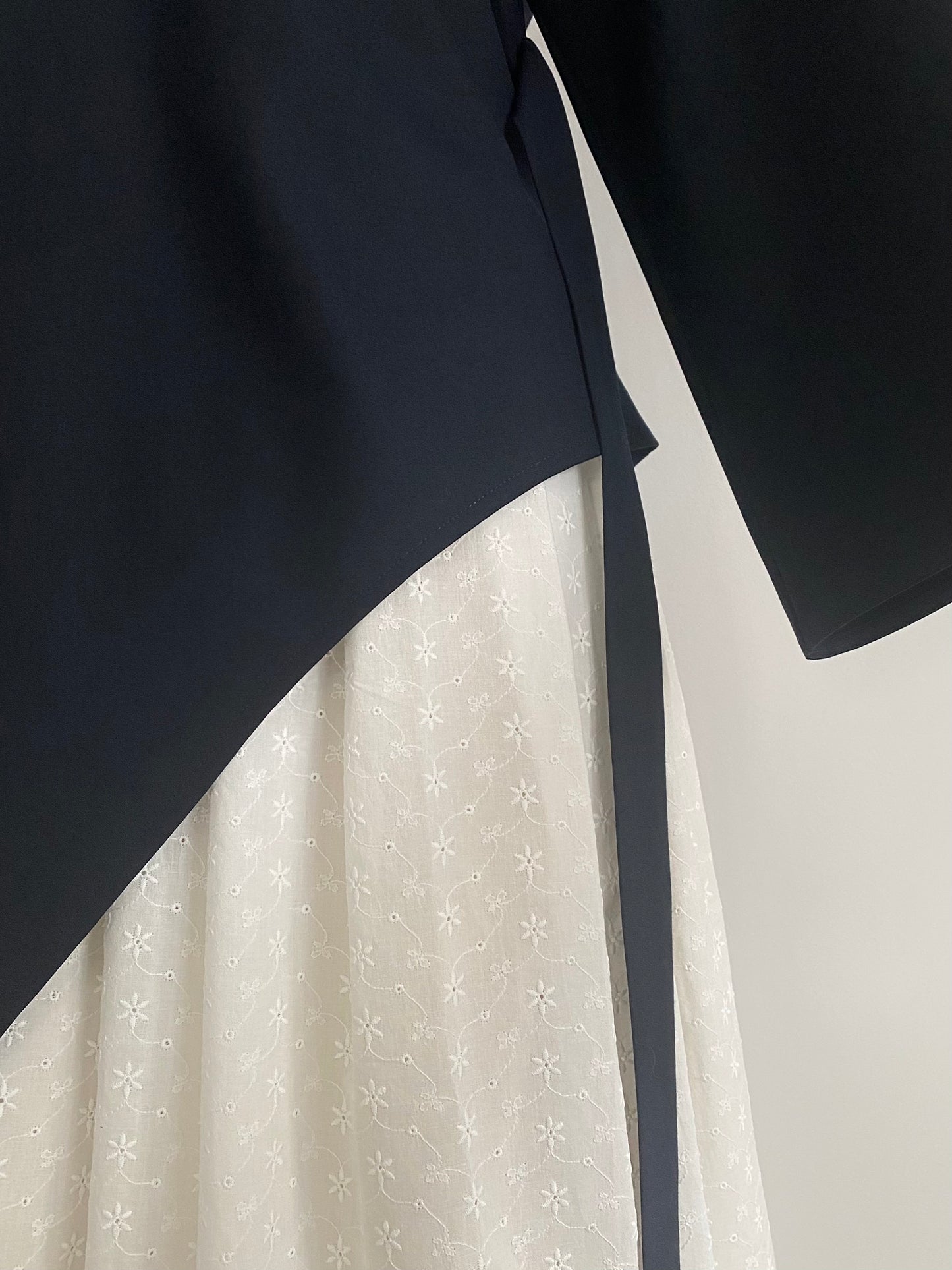 Tunique asymétrique Bleu marine